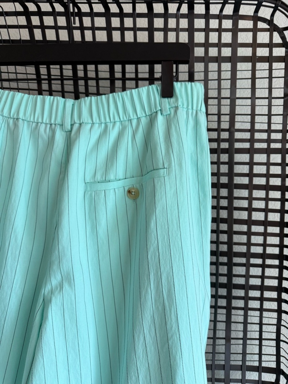 Anthropologie The Avery Pinstripe Wide-Leg Trousers by Maeve - Picture 4 of 7